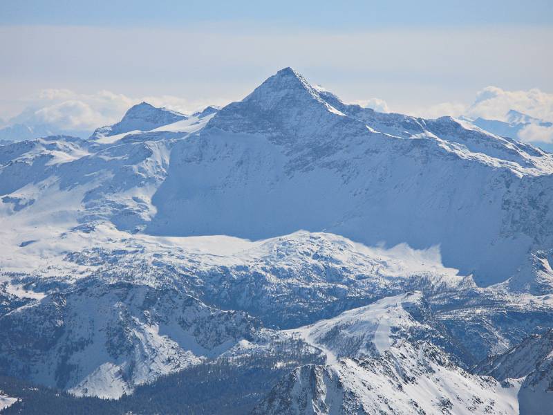 Blick über der Lücke Richtung Italien