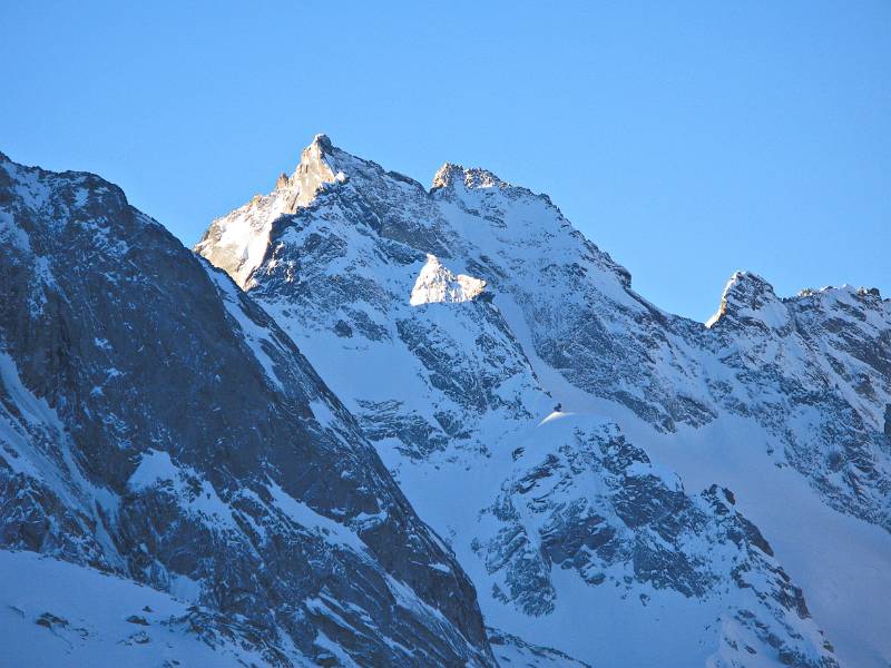 Blick von Albignahütte am Morgen