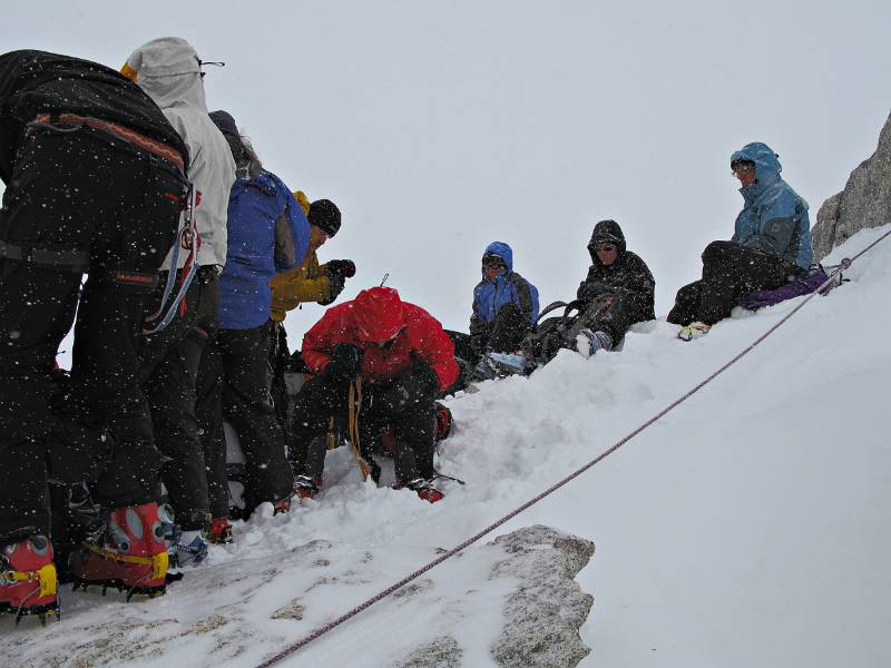 Nicht besonders gemütlich auf dem Cima dal Cantun