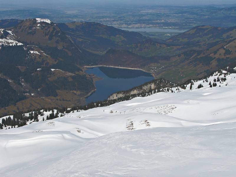 Wägitalersee und weiter Zürisee