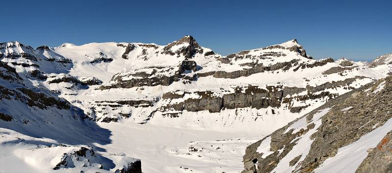 Wildstrubel, Steghorn und Roter Totz. Blick von Daubenhorn