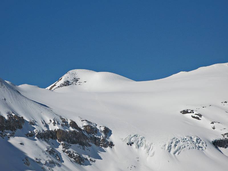 Mittelgipfel von Wildstrubel von Gemmmipass aus