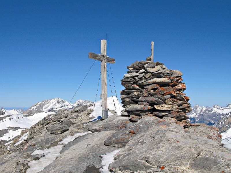 Auf dem Gipfel von Daubenhorn