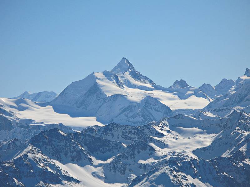 Bishorn und Weisshorn von Daubenhorn aus