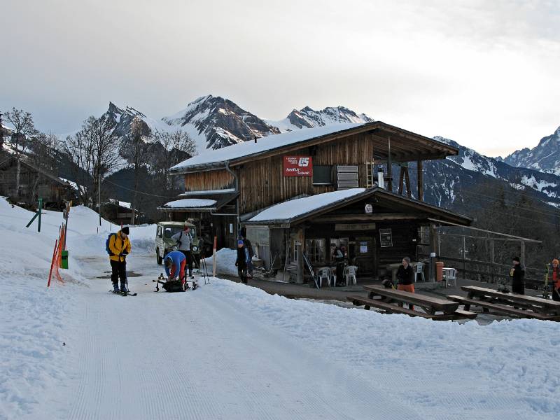 Sulwald, die Bergstation der Luftseilbahn Isenfluh - Sulwald