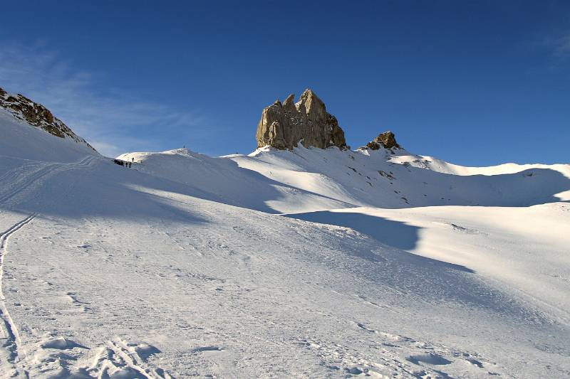 Die Route führt Richtung Lobhörner