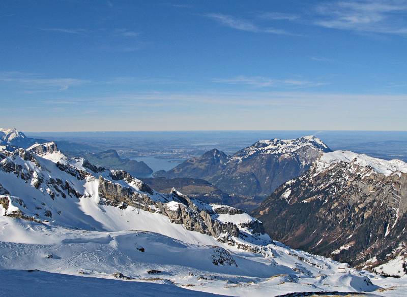 Rigi, Vierwaldstättersee und Luzern