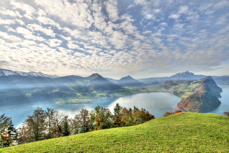 Tolle Aussichten auf Vierwaldstättersee