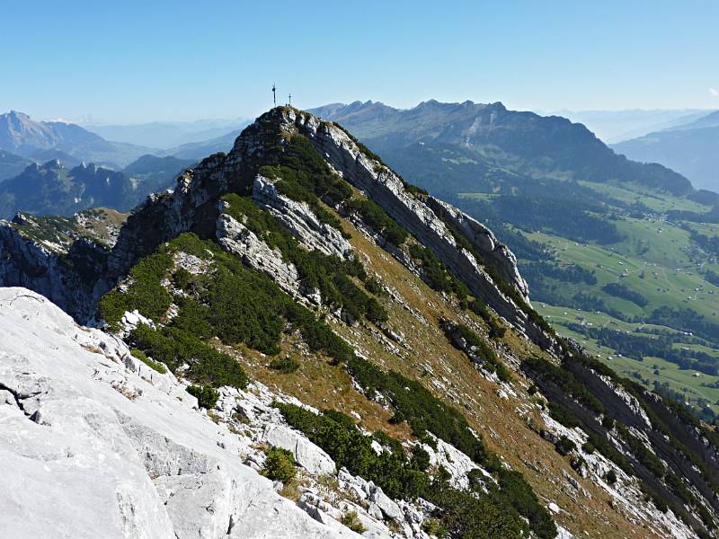 Der Gipfelgrat zum Mattstock