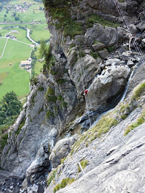 Die Nepalbrücke von oben