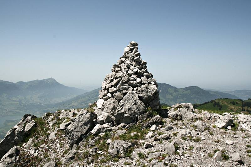 Auf dem Gipfel von Haggenspitz