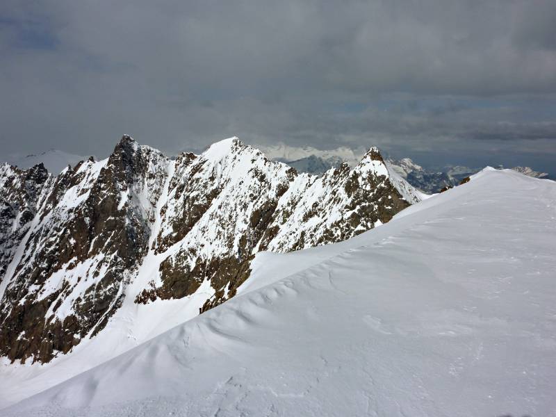 Blick Richtung Hintertierberg vom Gwächtenhorn aus