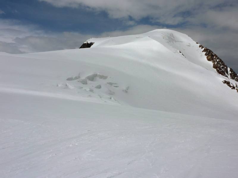 Gwächtenhorn noch ein Mal, von der Abfahrt vom Sustenhorn aus