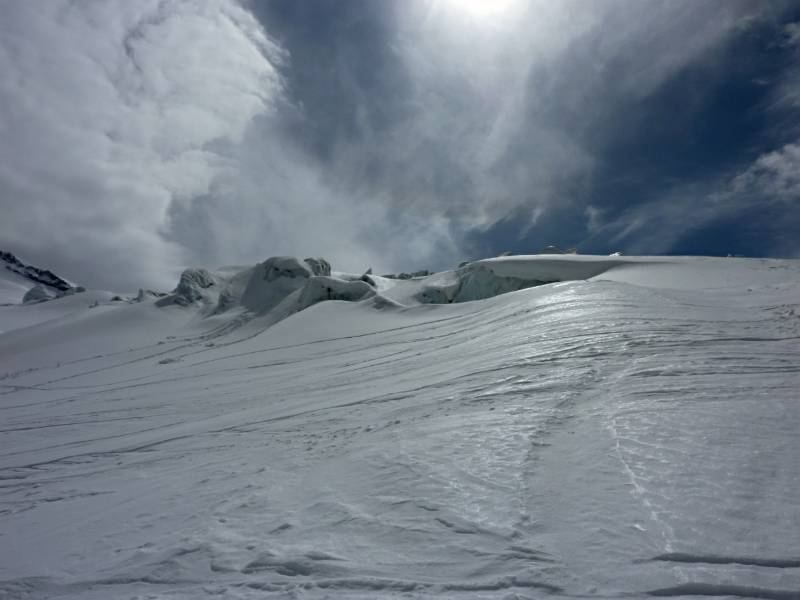 Der Himmel und der Steingletscher