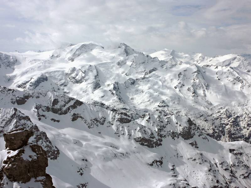 Blick auf Gwächtenhorn und Tierbergs