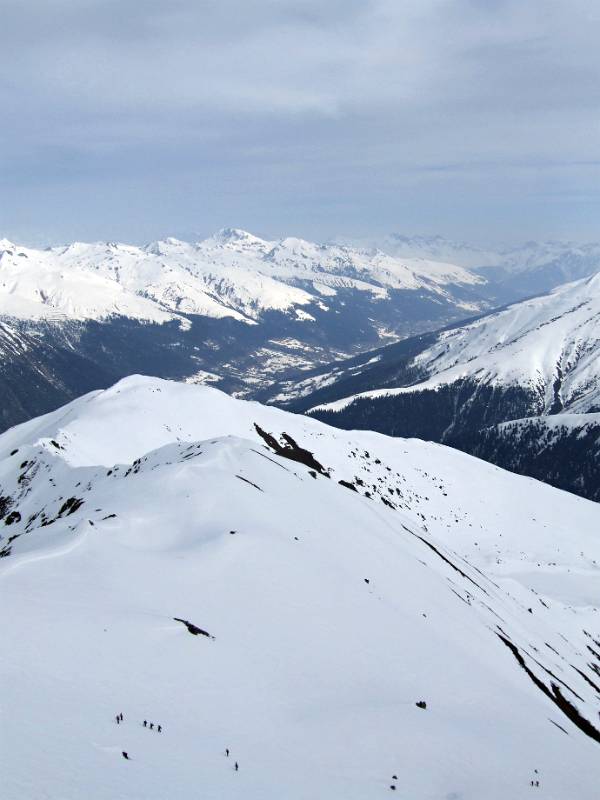 Blick Richtung Davos