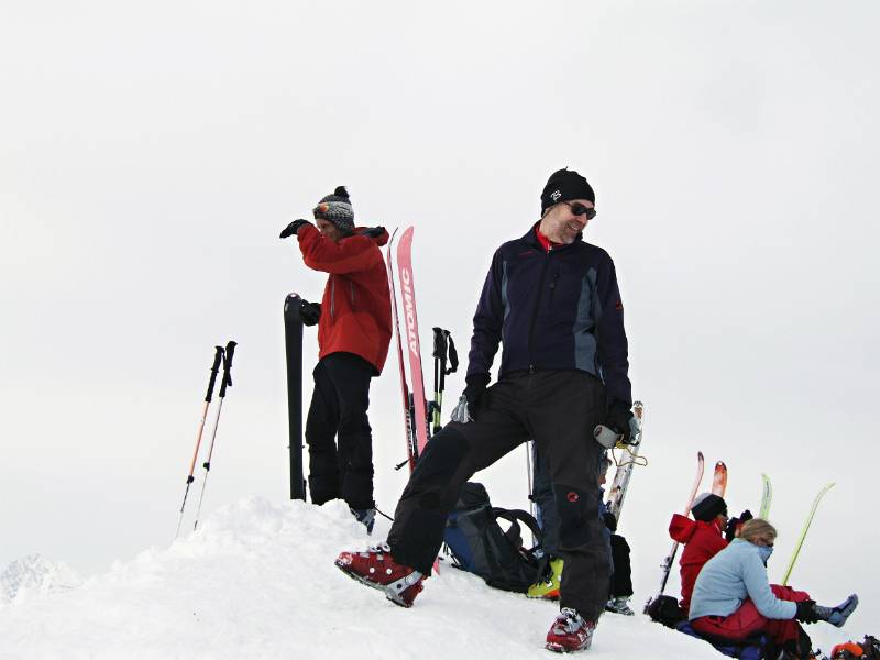 Auf dem Gipfel von Büelenhorn