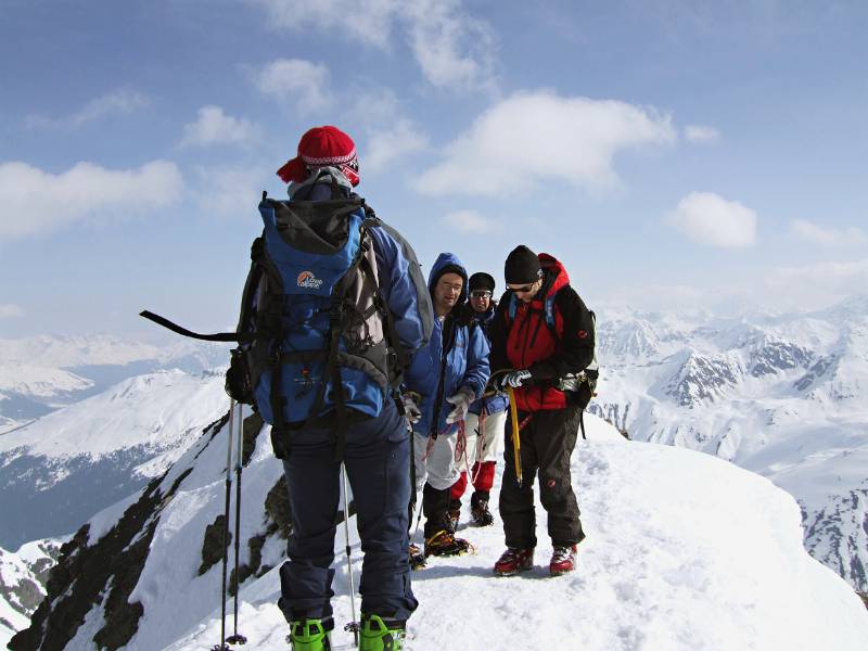 Auf dem Gipfel von Älplihorn