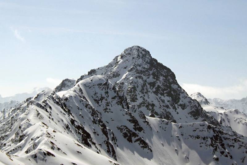 Flüela Schwarzhorn von Sentischhorn aus