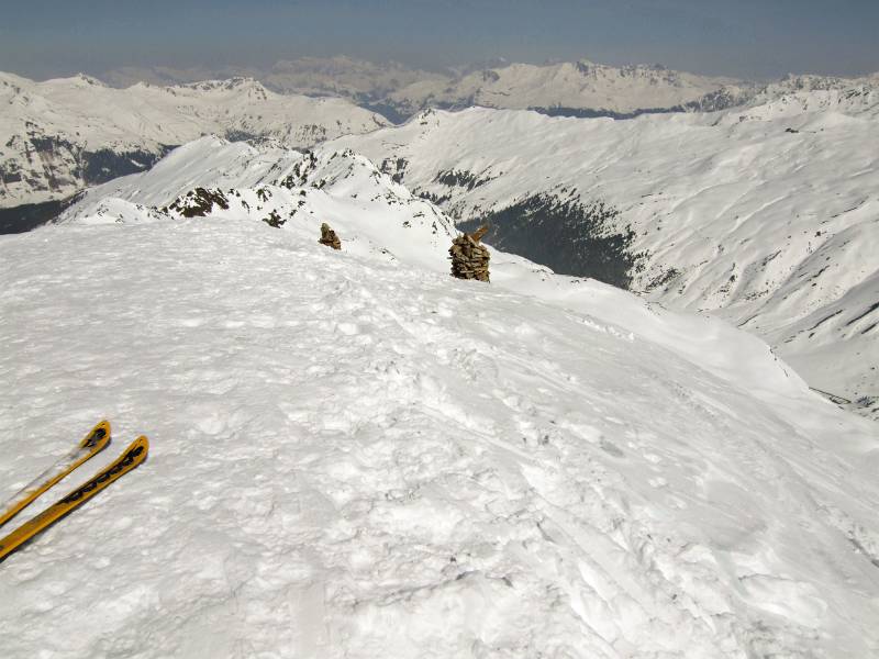 Auf dem Gipfel von Sentischhorn