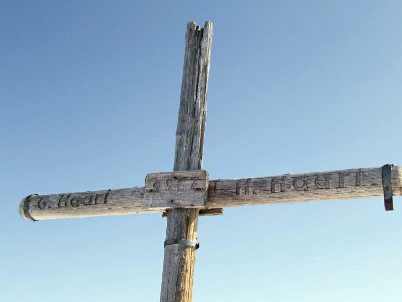 Das Gipfelkreuz von Albristhorn