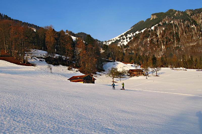 Morgensonne in Reutigen