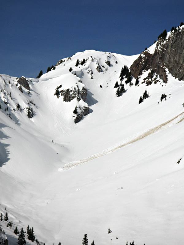 Das wäre die Aufstiegsroute auf Laseberg