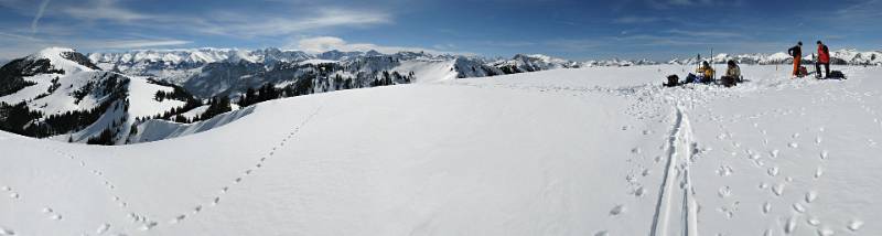 Panorama von Puntel 1921m