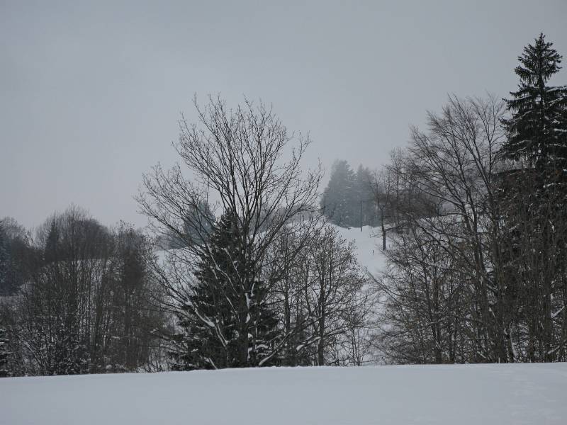 Trotz Nebel die Sicht immer noch gut