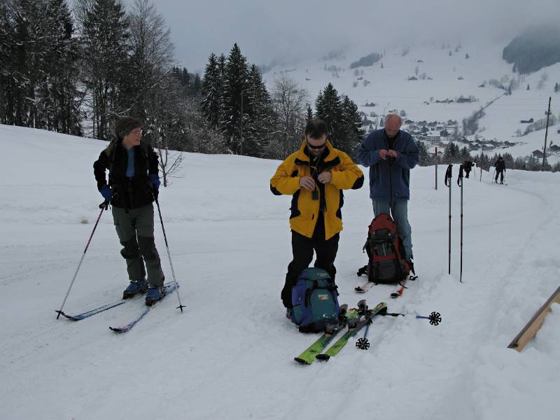 Start oberhalb von Flüehli