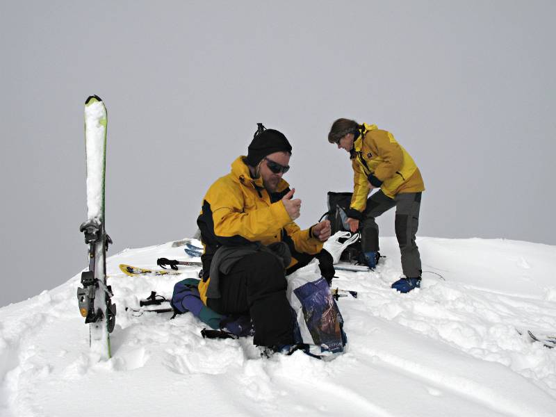 Auf dem Gipfel von Beichle