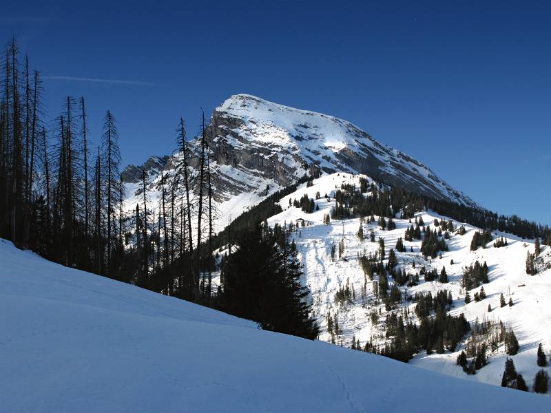 Auf der anderen Seite des Talls ist Wiriehorn. Dort waren wir