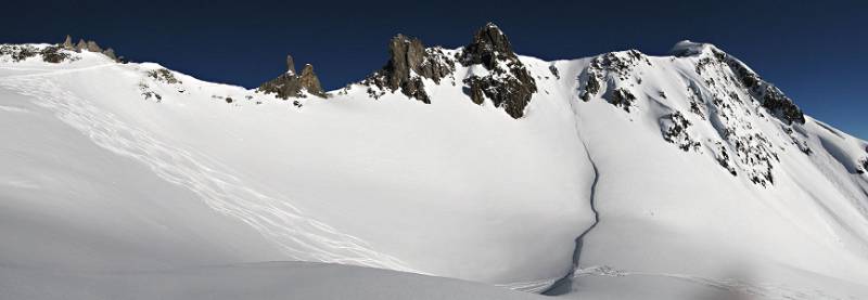 Blick zum Gloggentürmli von Seite Lago della Sella