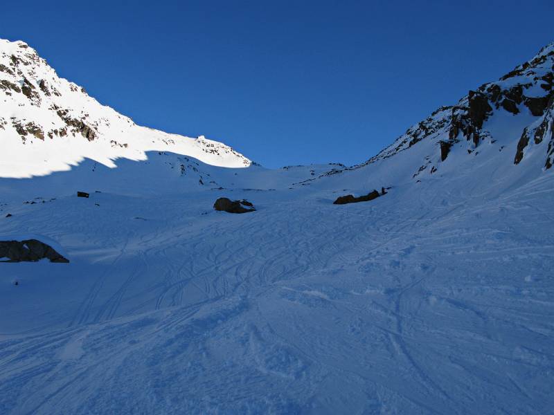 Blick zurück zur Gafallenlücke