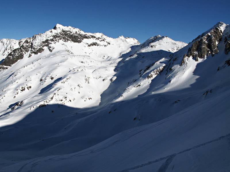 Blick zurück Richtung Gafallenlücke