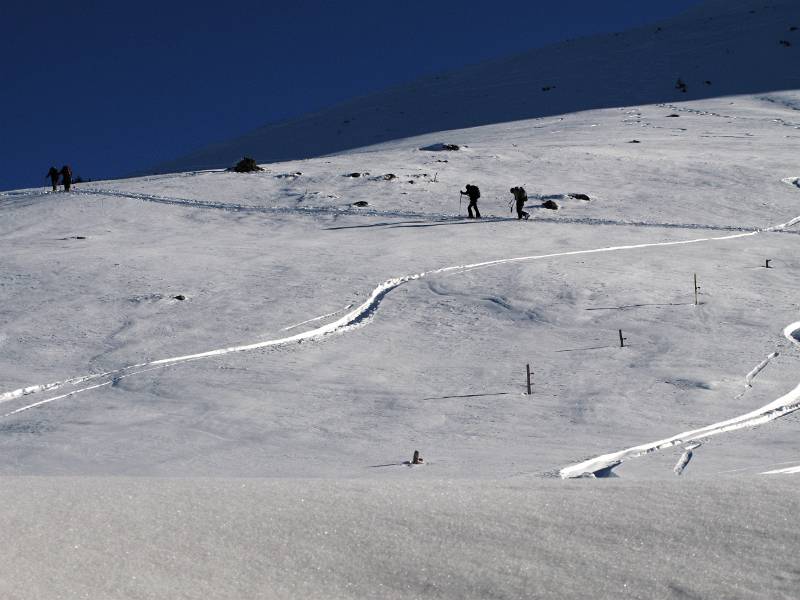 Kurz nch der Wiriehütte