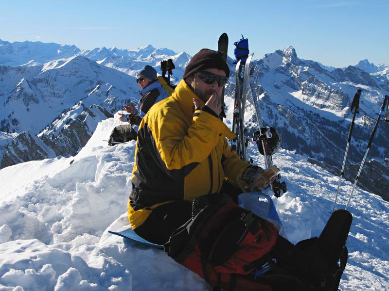 Pause auf dem Wiriehorn