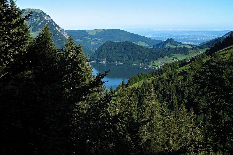 Blick zurück auf Wägitalersee