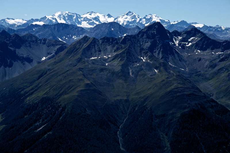 Die weissen Bernina-Berge