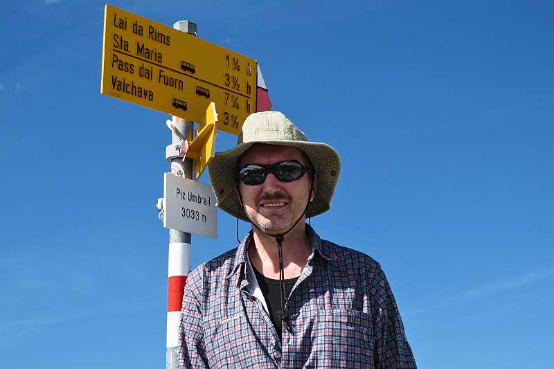 Auf dem Piz Umbrail