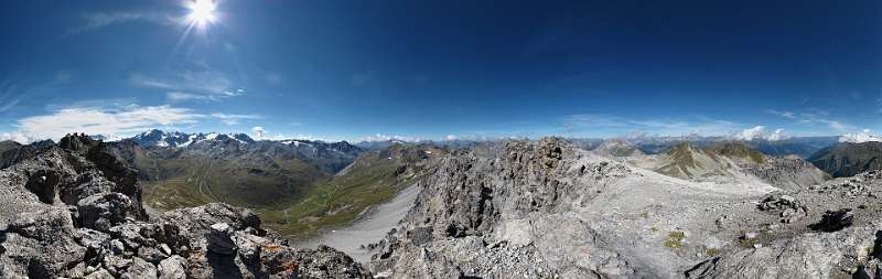 360° Panorama von Piz Umbrail Für interaktive Panorama-Tour klick H I