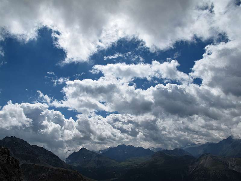 Das Wetter hat sich gegen Mittag gebessert