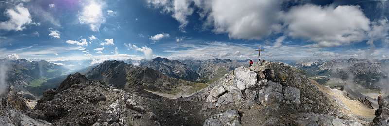 360° Panorama von Piz Daint ► Zum interaktiven Panorama