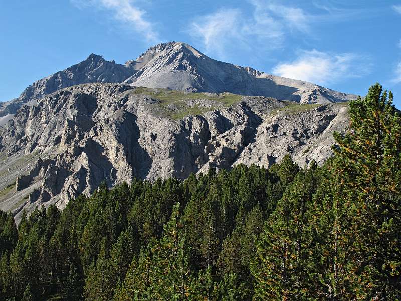 Piz Daint von Ofenpass aus