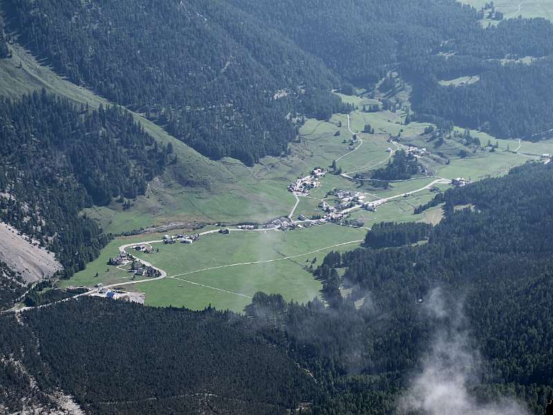 Tschierv, das Ende der Wanderroute