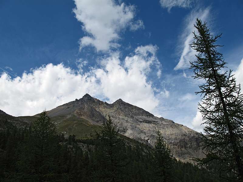 Und noch ein Mal der Blick Richtung Piz Daint