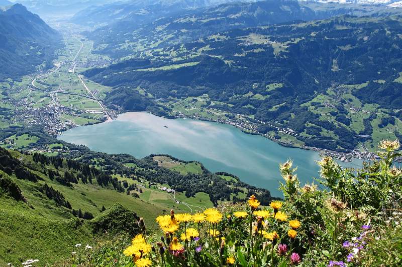 Walensee von Selun aus.