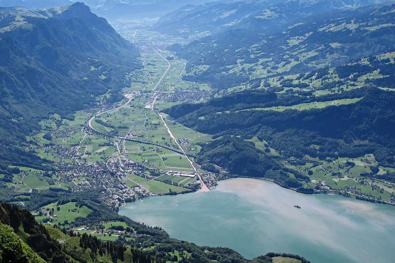 Walensee und Seeztal.