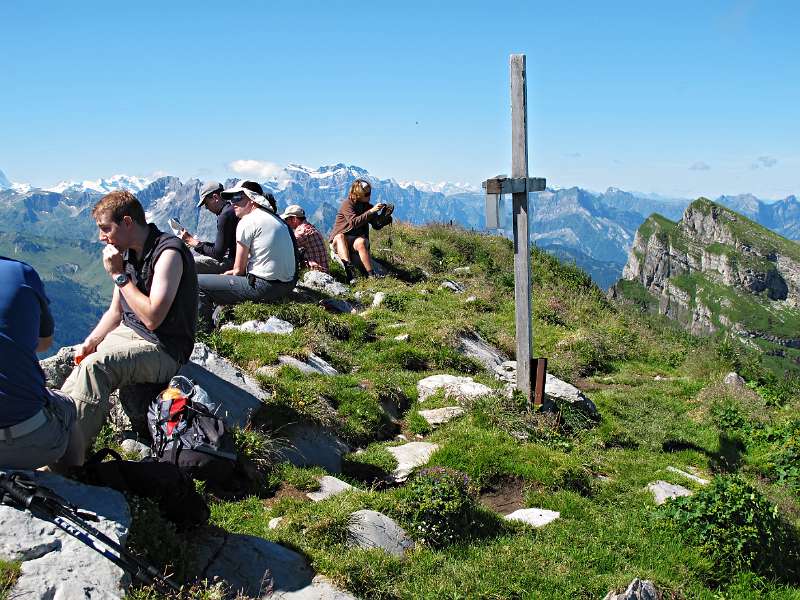 Gipfelbeschäftigungen auf dem Selun.