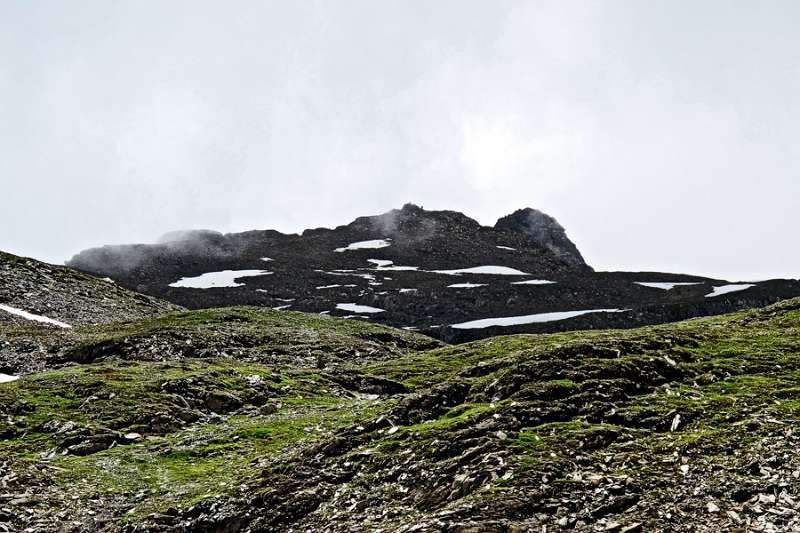 Piz Fess von Schneeboden aus